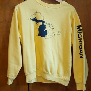 Michigan "Upper Peninsula" Crew Neck, Medium